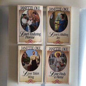 Vintage Janette Oke set of four books "Love Comes Softly" series
